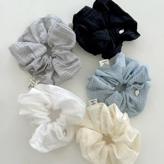 High Quality Silver Hair Tie Scrunchie Spring Hair Tie