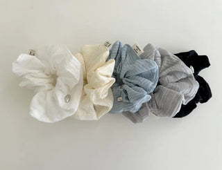High Quality Silver Hair Tie Scrunchie Spring Hair Tie
