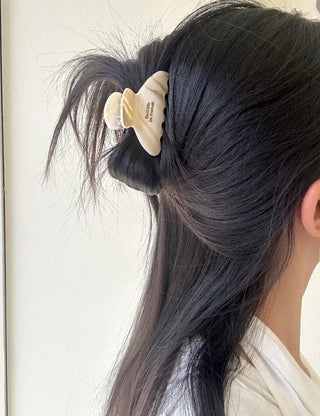 Cellulose Half-Up Hairpin Lettering Mini Claw Clip