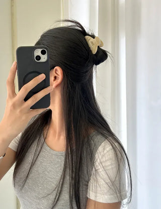 Cellulose Half-Up Hairpin Lettering Mini Claw Clip