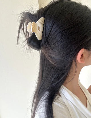 Cellulose Half-Up Hairpin Lettering Mini Claw Clip