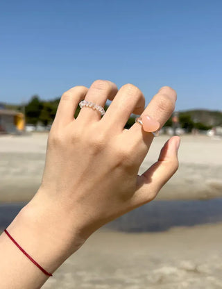 Heart Ring Balloon Transparent Acrylic Beach Look