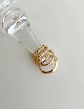 Matte Layered Rings Matte Fashion Rings