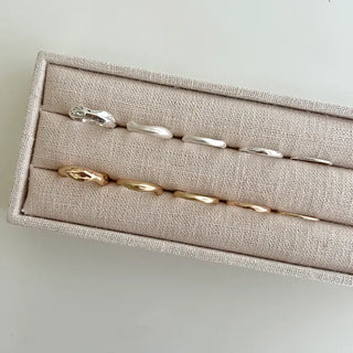 Matte Layered Rings Matte Fashion Rings