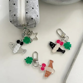 Protection Pollack Keyring Four-Leaf Clover Keyholder