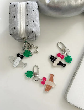 Protection Pollack Keyring Four-Leaf Clover Keyholder