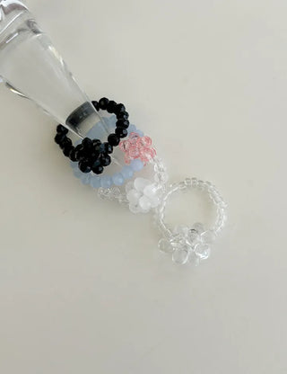 Summer Flower Ball Bead Ring Beach Look Resort Look
