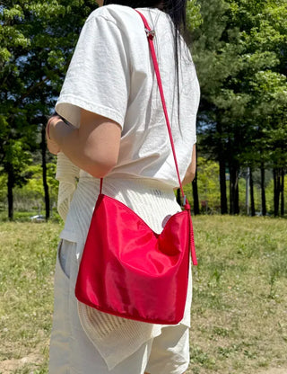Square Crossbody Nylon Bag Daily Shoulder Bag