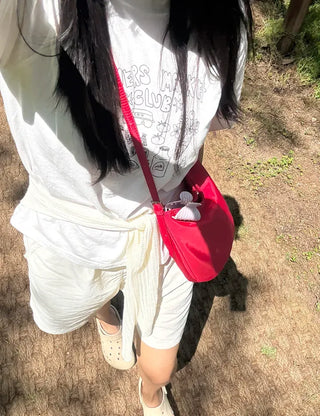 Square Crossbody Nylon Bag Daily Shoulder Bag