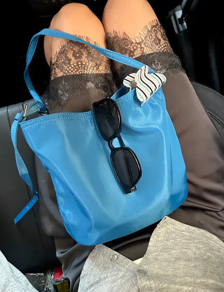 Square Crossbody Nylon Bag Daily Shoulder Bag