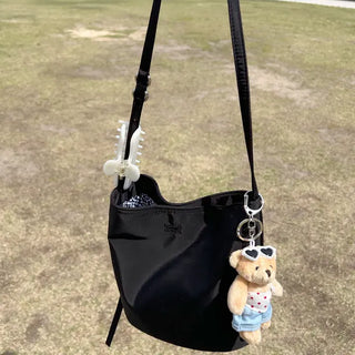Square Crossbody Nylon Bag Daily Shoulder Bag