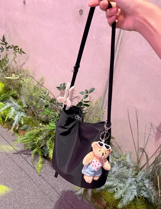 Square Crossbody Nylon Bag Daily Shoulder Bag