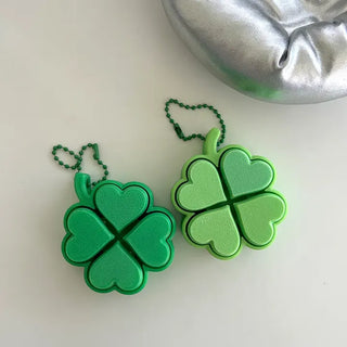 Big Four-Leaf Clover Clicker Keycap Bag Keyring Click