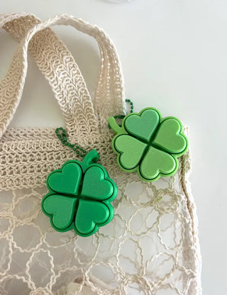 Big Four-Leaf Clover Clicker Keycap Bag Keyring Click