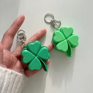 Big Four-Leaf Clover Clicker Keycap Bag Keyring Click