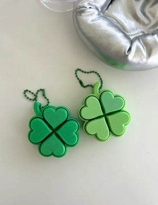 Big Four-Leaf Clover Clicker Keycap Bag Keyring Click