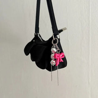 Bijou Ribbon Mini Keyring Phone Strap