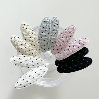 Piece Set Dot Button Hairpin Snap Pin Mini Hairpin
