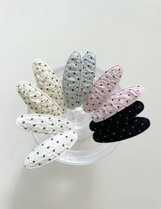 Piece Set Dot Button Hairpin Snap Pin Mini Hairpin