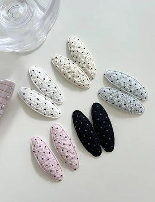Piece Set Dot Button Hairpin Snap Pin Mini Hairpin