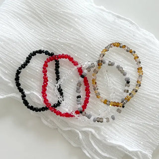 Homemade Round Bead Bracelet Transparent Handmade