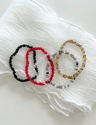 Homemade Round Bead Bracelet Transparent Handmade