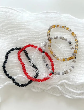 Homemade Round Bead Bracelet Transparent Handmade