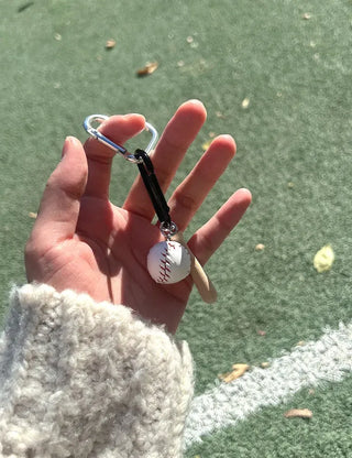 Custom sports badminton baseball bag keyring