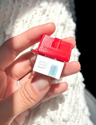2 Types House Soap Clicker Keycap Bag Keyring