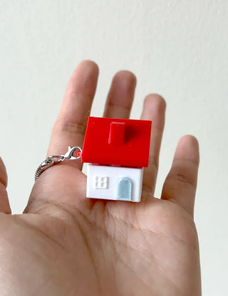 2 Types House Soap Clicker Keycap Bag Keyring
