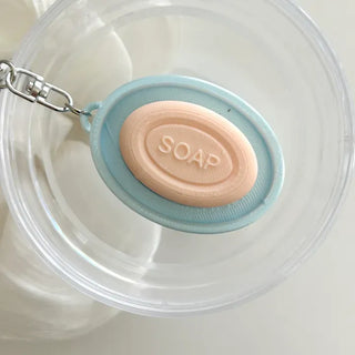 2 Types House Soap Clicker Keycap Bag Keyring