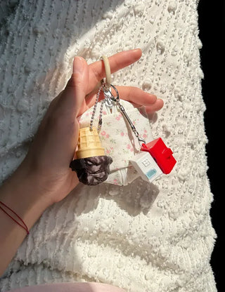 2 Types House Soap Clicker Keycap Bag Keyring