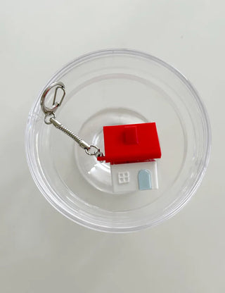 2 Types House Soap Clicker Keycap Bag Keyring