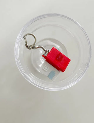 2 Types House Soap Clicker Keycap Bag Keyring