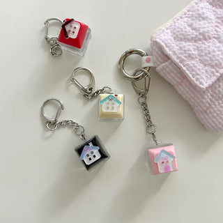 LED Gang House Keycap Keyholder Keyring