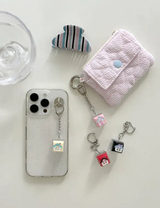 LED Gang House Keycap Keyholder Keyring