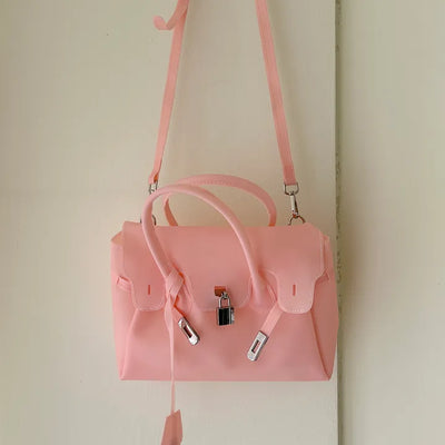 High Quality Jelly Tote Bag Blanc PVC Bag Crossbody Summer Medium