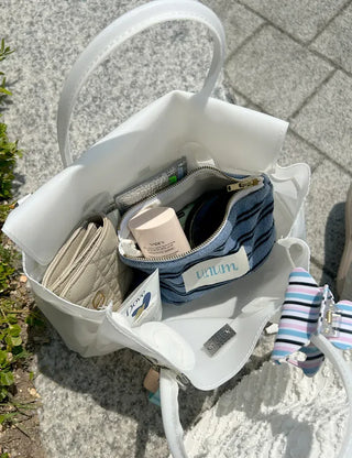High Quality Jelly Tote Bag Blanc PVC Bag Crossbody Summer Medium