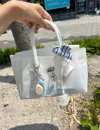 High Quality Jelly Tote Bag Blanc PVC Bag Crossbody Summer Medium