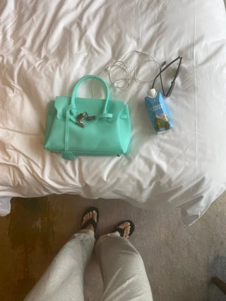 High Quality Jelly Tote Bag Blanc PVC Bag Crossbody Summer Medium