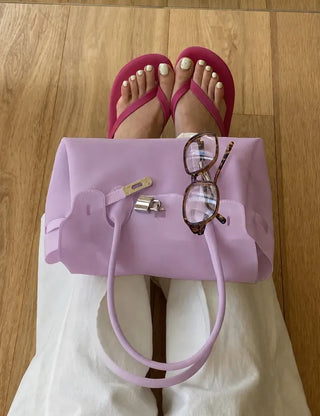 High Quality Jelly Tote Bag Blanc PVC Bag Crossbody Summer Medium