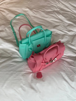 High Quality Jelly Tote Bag Blanc PVC Bag Crossbody Summer Medium