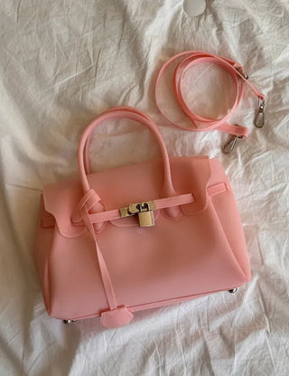 High Quality Jelly Tote Bag Blanc PVC Bag Crossbody Summer Medium