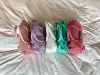 High Quality Jelly Tote Bag Blanc PVC Bag Crossbody Summer Medium