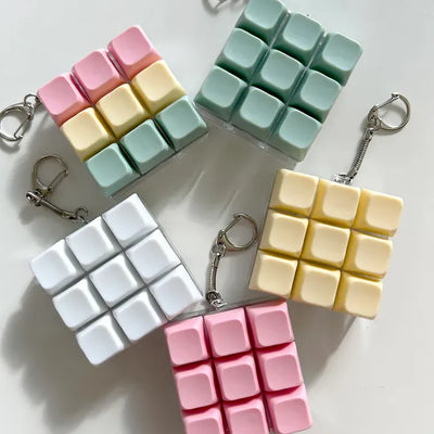 Pocket Pastel Keycap Keyring Clicker Keyholder
