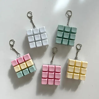 Pocket Pastel Keycap Keyring Clicker Keyholder