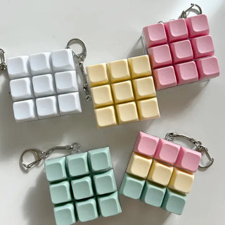 Pocket Pastel Keycap Keyring Clicker Keyholder