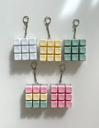 Pocket Pastel Keycap Keyring Clicker Keyholder