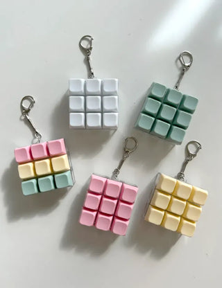 Pocket Pastel Keycap Keyring Clicker Keyholder