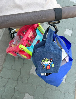 Authentic Snoopy Denim Tote Bag Pouch Mini Bag